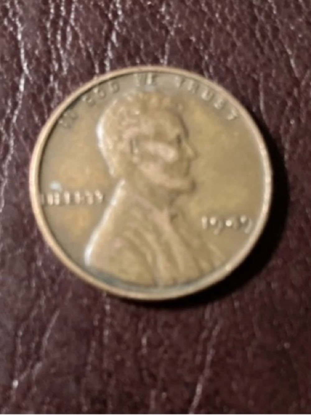 1949 Lincoln Penny Coin - Copper